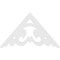 Ekena Millwork Pitch Preston Architectural Grade PVC Gable Pediment, 48"W x 28"H x 1"P (14/12) GPP048X028X100PRE - alternate 4